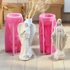 HABO Engel Madonna Ornament Silikonform für Gips & Kerzen DIY Dekoration