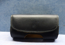 Gürteltasche für Sonnenbrille  Leder schwarz Magnetverschluß Brillenetui