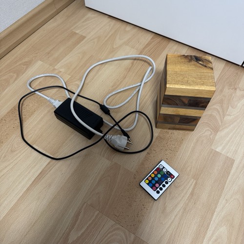 Handgemachte led tischlampe - handgemachte,
