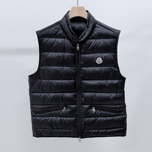 Moncler grau daunenweste - moncler,