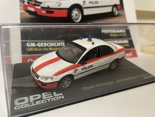 Modellauto 1:43 Opel Collection Opel Omega Schweizer Polizei 1994-1998 mit Heft
