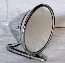Werkstattauflösung:Oldtimer-Seltener gut erhaltener Chrom Außenspiegel-Rarität-