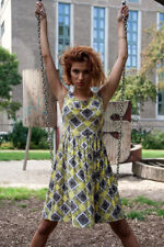 Damenmode Kleid Damenkleid 60er True Vintage woman fashion dress 60s gemustert