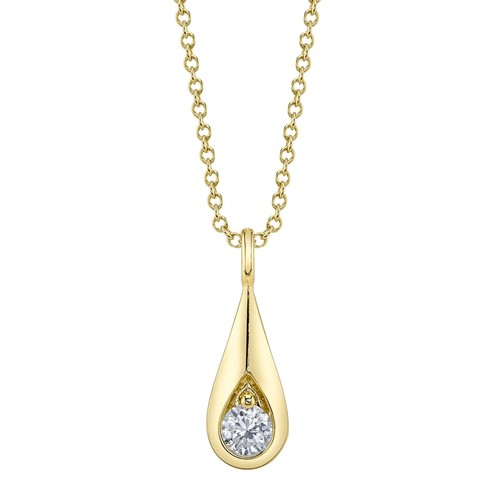 14k gelbgold diamant - 14k,