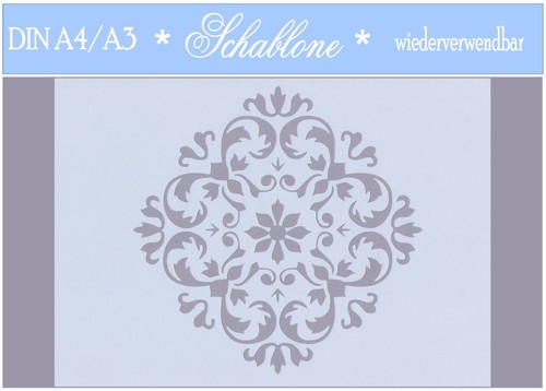 Schablone-Vintage-Shabby-A4-A3