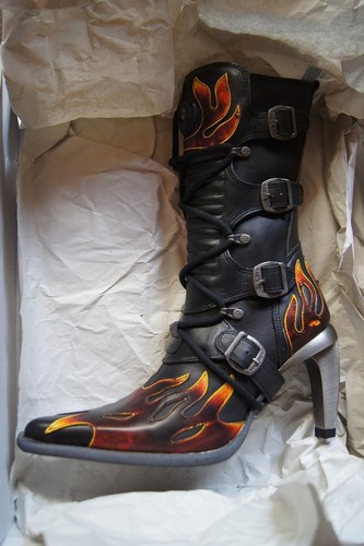 New rock stiefel malicia black - new,