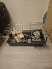 Kleintierkäfig mit Zubehör