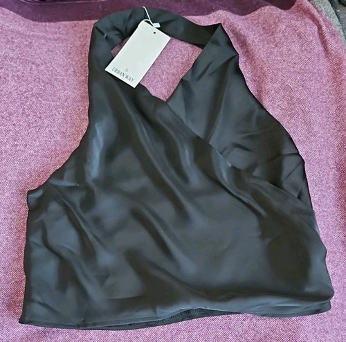 Bluse schwarz ärmellos s - schwarz,