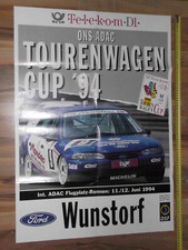 1994 STW Poster ADAC Flugplatzrennen Wunstorf Ford Mondeo Markus Oestreich Wolf