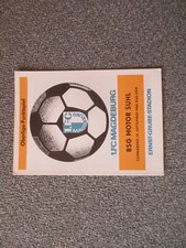 Programm  1. FC Magdeburg  -