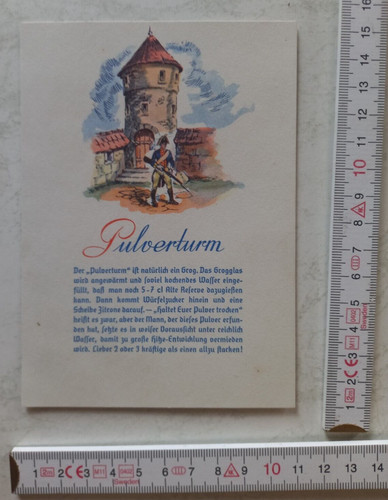 Alte originale werbekarte - originale,