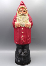 Erzgebirge: Alter Weihnachtsmann/ Nikolaus aus Pappmache/ Pappmaché 28 cm ~1940