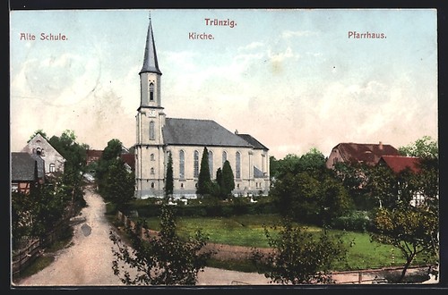 Trünzig ansichtskarte - trünzig,,