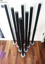 8X Ikea OLOV Tischbeine Tischfüße Möbelfuß Standfuss höhenverstellbar 60-90cm