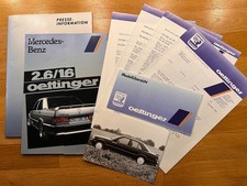 Pressemappe Oettinger Mercedes