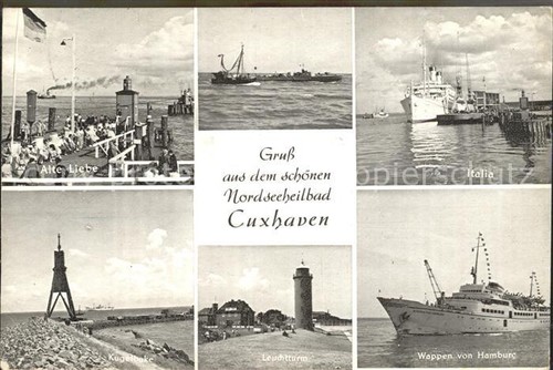 Cuxhaven nordseebad alte - nordseebad,
