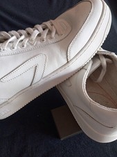 Herren Sneaker Sport Laufschuhe HUB gr.45 Leder Weiß