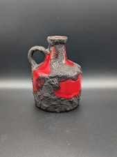 Vintage Fat Lava Vase in