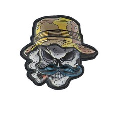 Premium 3D Patch UV Totenkopf
