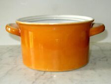 kleiner Keramik Ton Kochtopf  Höhe 9,5 cm  hochfeuerfestes Tongeschirr 50er Ja