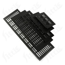 Mesh Lüftungsgitter Aus Aluminium Schwarz Gitter Verschiedene Breiten Und Längen