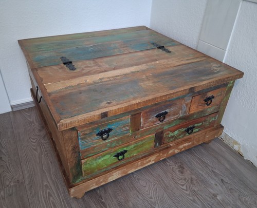 Couchtisch truhentisch - couchtisch,