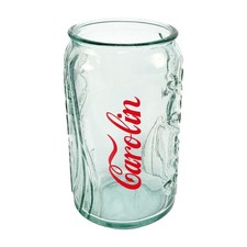 Coca Cola Glas personalisiert mit Name | Retro Design in Dosenform Handgemacht
