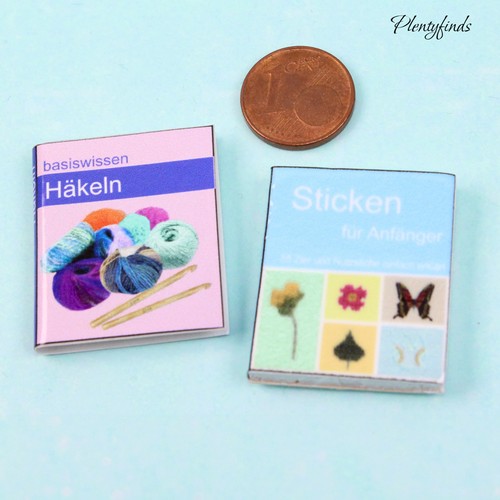 Miniatur buch häkeln sticken - miniatur,