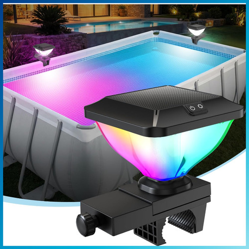 Solar poolbeleuchtung rgb mit - poolbeleuchtung,