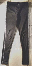 Damen Leggins schwarz mit