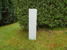 Gartensteckdose Granit Stele