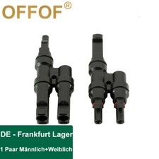 Solar Stecker 2 Fach T Y