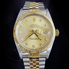 Rolex Datejust Mens 2Tone 18K