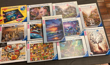11 x Puzzle 1000 Teile 3x neu