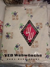 2 Bettwäsche Bettdecken Kissen Garnituren 6 Teile DDR Ostalgie Unbenutzt Shabby