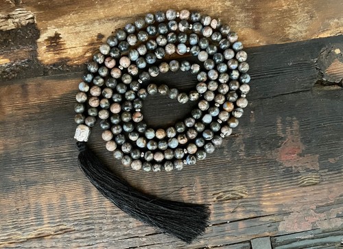 Mala kette glaukophan - mala, &
