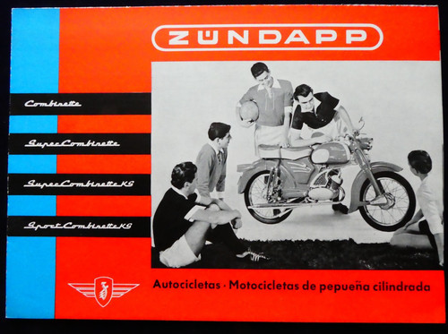 Zündapp prospekt 60er jahre - zÜndapp,