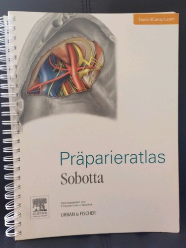 Präparieratlas sobotta - präparieratlas,