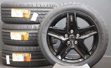 VW Bus T5 T6 T6.1 Satz Winterräder Alufelgen Borbet schwarz glanz Winterreifen