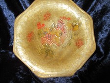 Messingschale mit Emaille mit