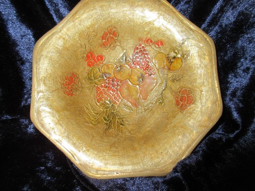 Messingschale mit emaille - mit,