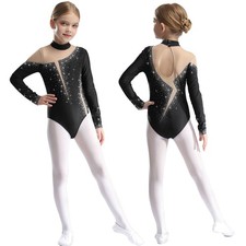 Mädchen glitzer turnanzug - mädchen,