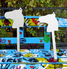 Minkaklecks  Anhänger Holz