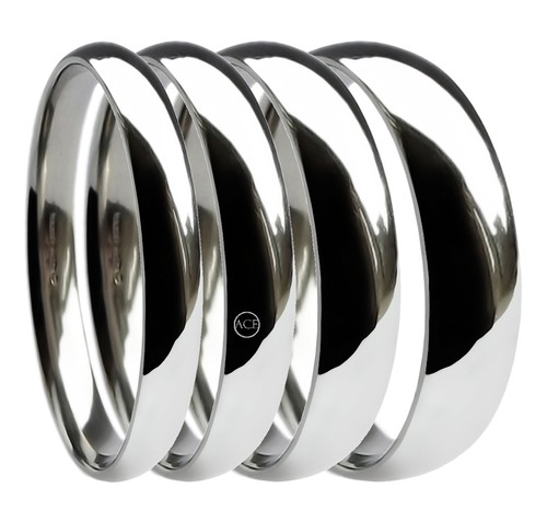 9ct weiss gold eheringe - gold,