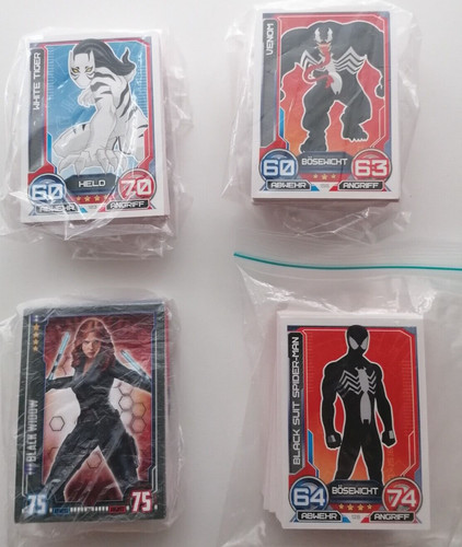 Marvel hero attax karten - hero,