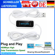 PC zu PC USB 2.0 Datenkabel Data Kabel link Kabel Ladekabel Datentransfer Cable