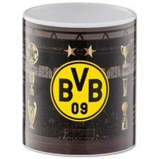 BVB Tasse Erfolge 110 Jahre Borussia Dortmund Kaffeebecher BVB Logo Fanartikel