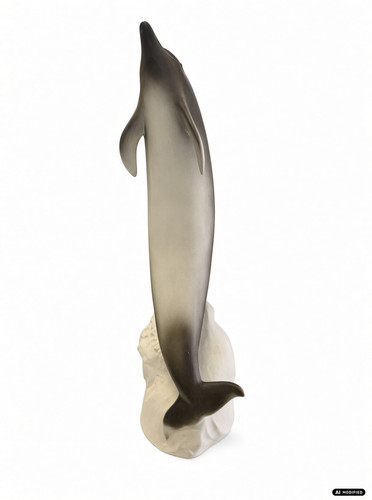 Porzellanfigur delfin - porzellanfigur, –