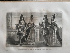 Gravur Frankreich " Kostüm A