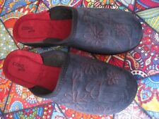 Hausschuhe Senioren Pantoffeln blau Gr. 40